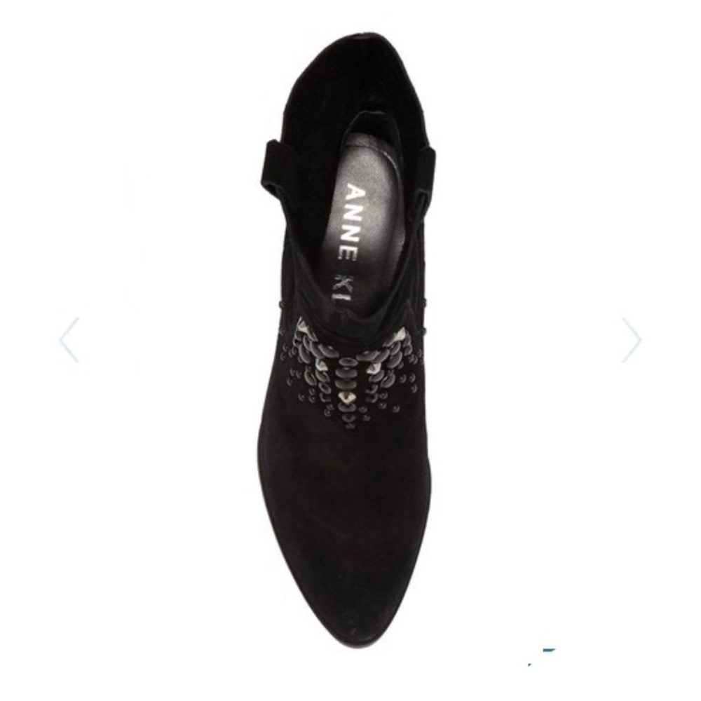 Anne Klein Guinn Embellish Stud Suede Bootie 7.5 - Picture 7 of 10